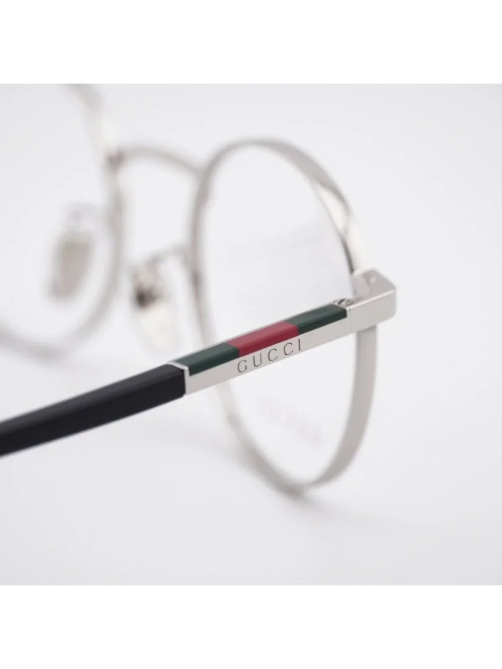 Gucci GG1966OK 001 Eyeglasses Silver 51mm Round Frame
